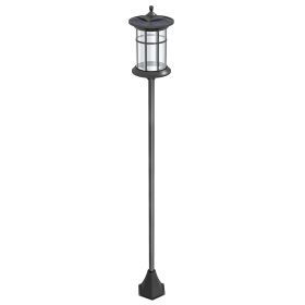 72" Solar Post Light, Cool White LED Outdoor Lamp, Waterproof IP44 for Patio, Garden, Backyard, Pathway